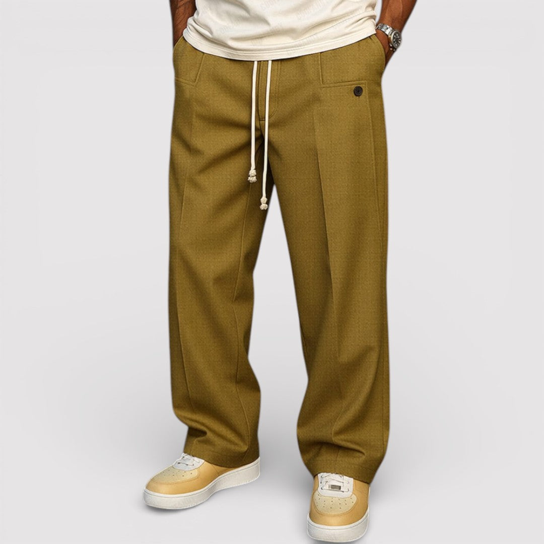 Michael Sydney men's classic pants, front view