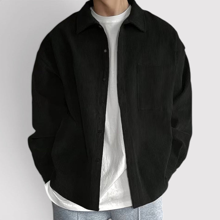 Michael Sydney men's overshirt, front view