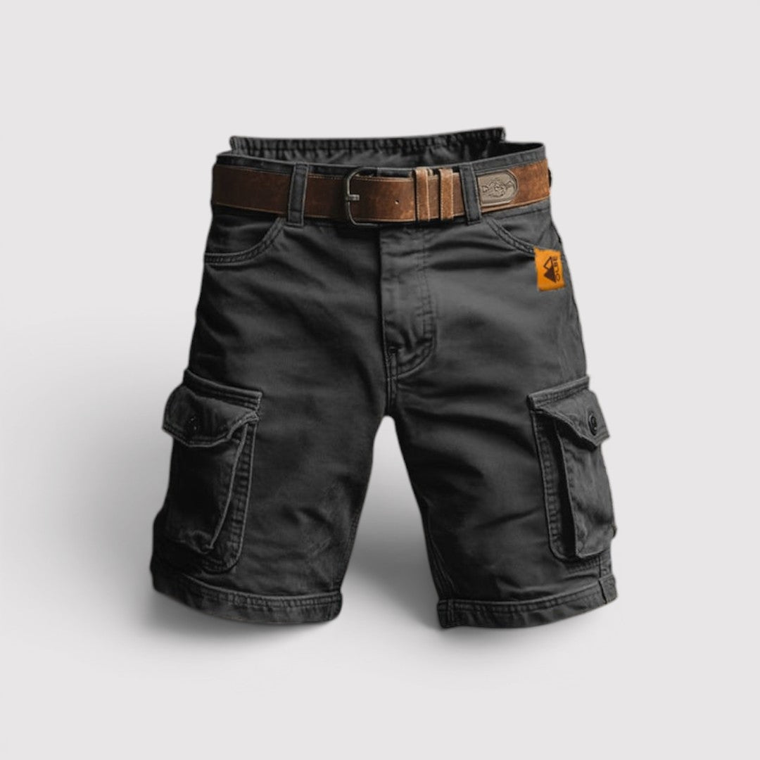 Michael Sydney men's cargo shorts, front view