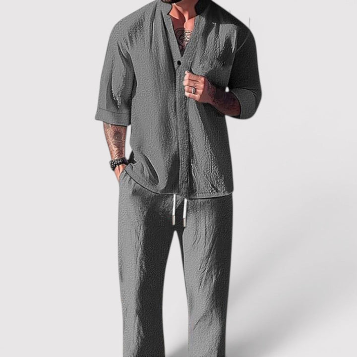 Michael Sydney men's summer set, front view