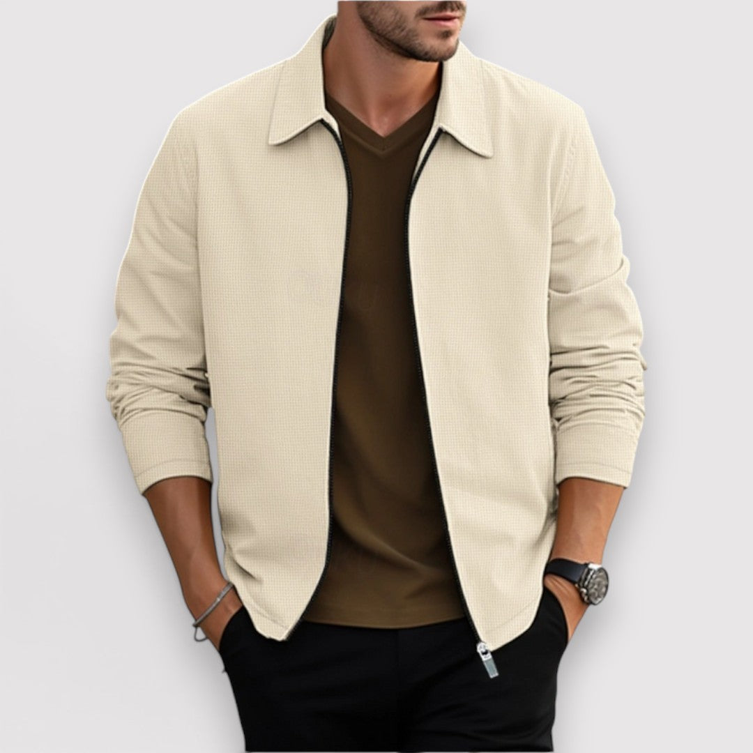 Michael Sydney men's structured jacket, front view