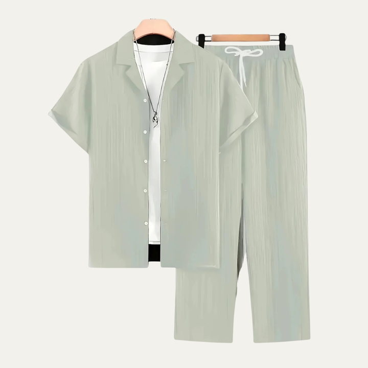 Michael Sydney men's summer set, front view
