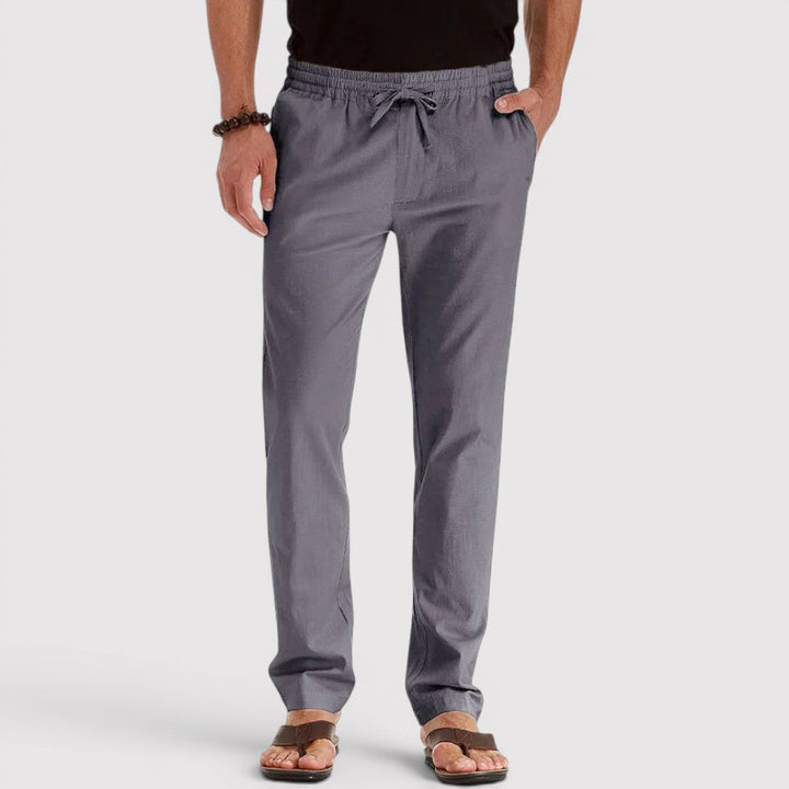 Michael Sydney men's relaxed-fit pants, front view
