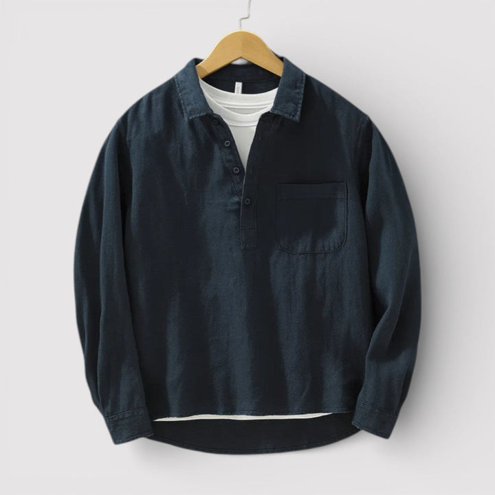 Michael Sydney men's long sleeve shirt, front view