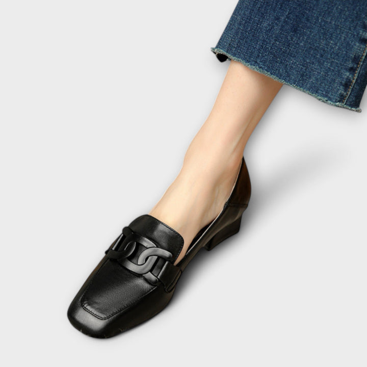 Isabelle™ | Chain-Detail Loafers