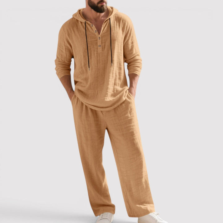 Michael Sydney men's sweatshirt and pants set, front view