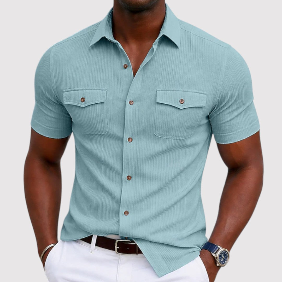 Michael Sydney men's summer shirt, front view