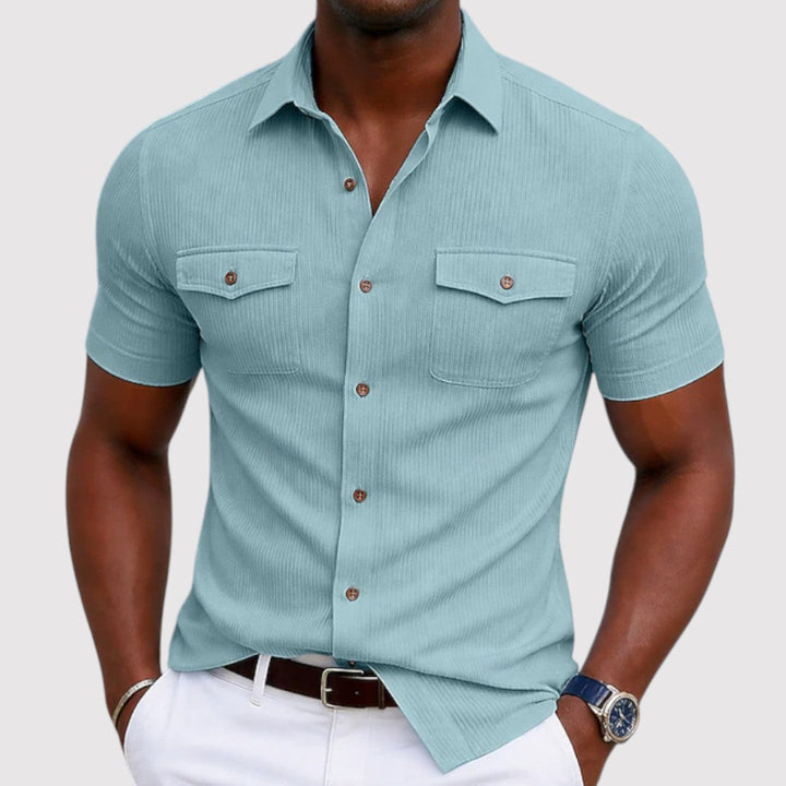 Michael Sydney men's summer shirt, front view
