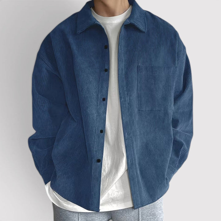 Michael Sydney men's overshirt, front view
