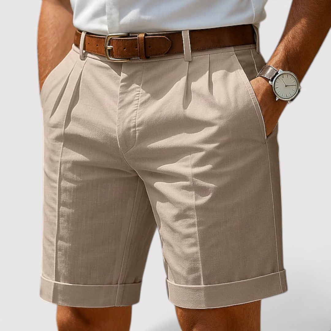Michael Sydney men's lightweight shorts, front view