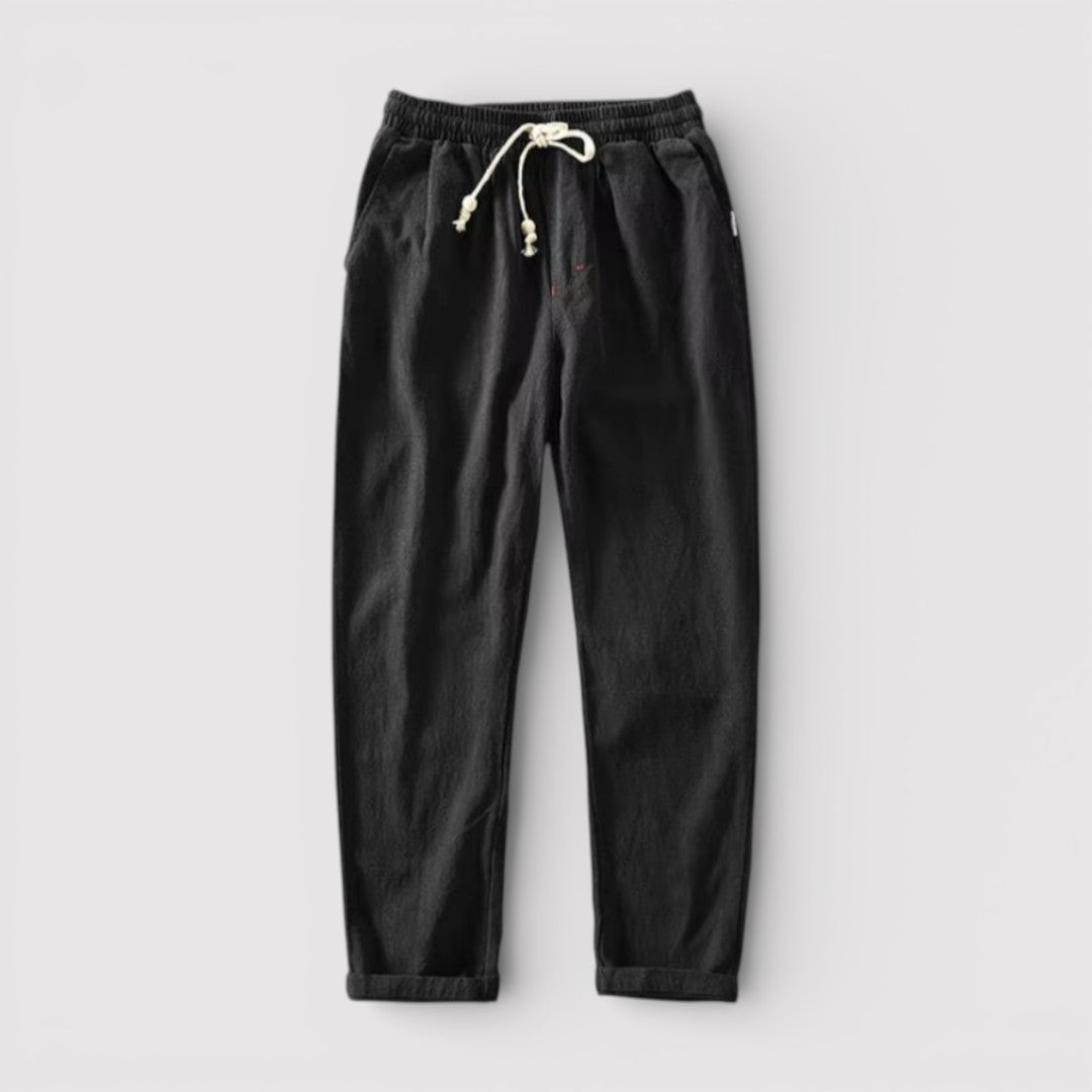 Michael Sydney men's airy pants, front view