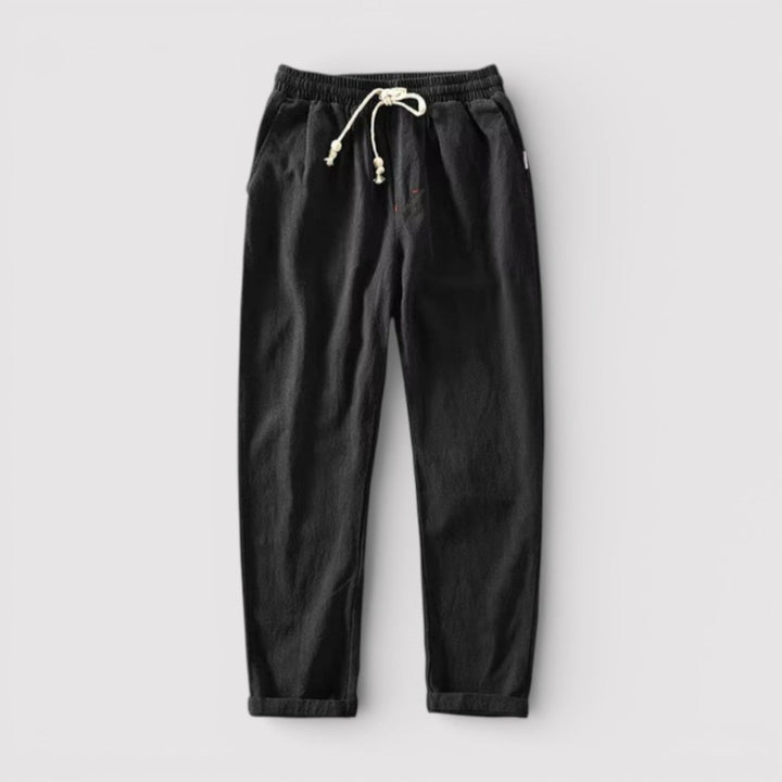 Michael Sydney men's airy pants, front view