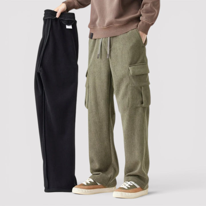 Michael Sydney men's cargo pants, front view