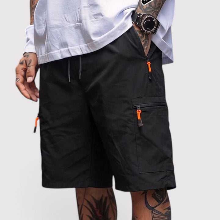 Michael Sydney men's cargo shorts, front view