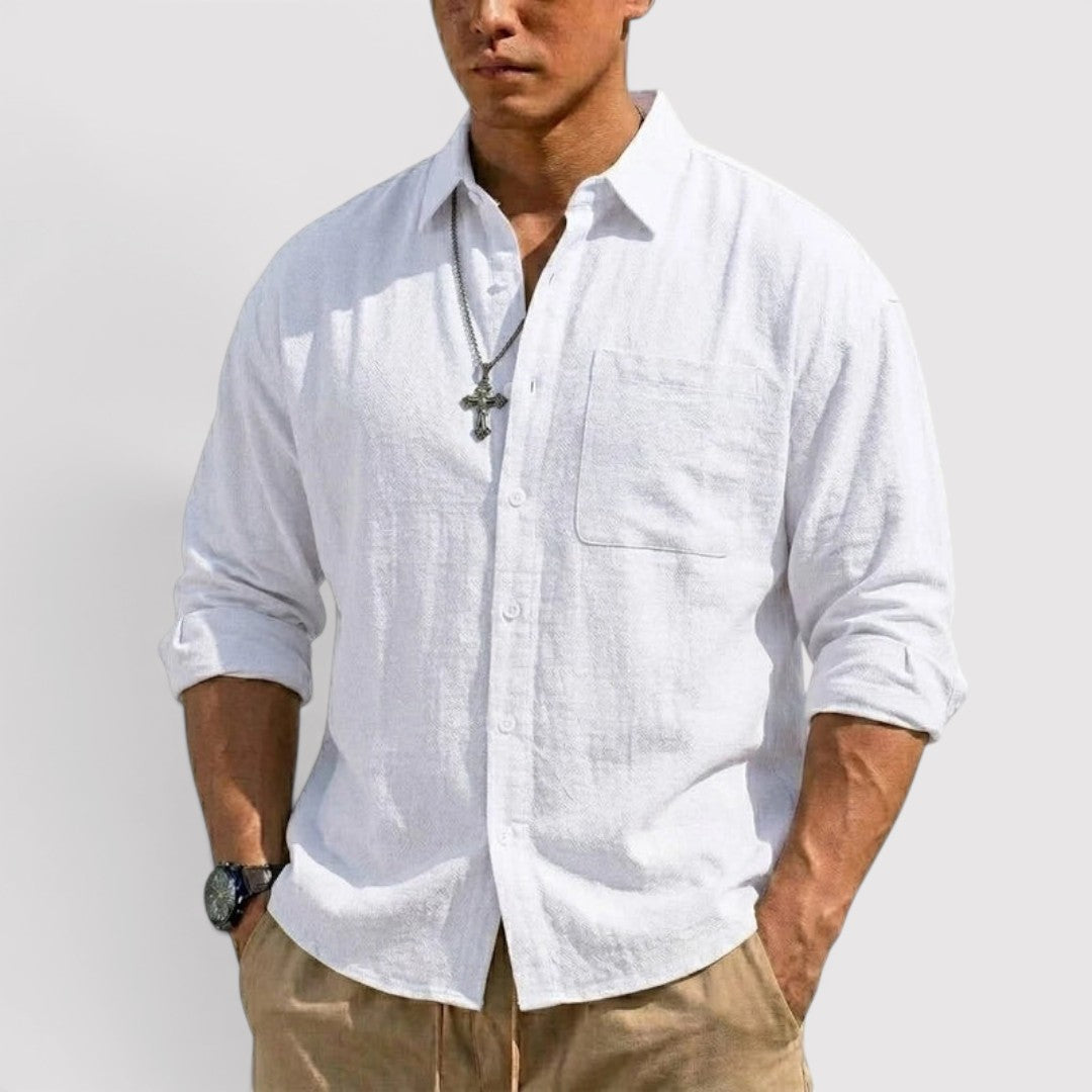 Michael Sydney men's long sleeve shirt, front view
