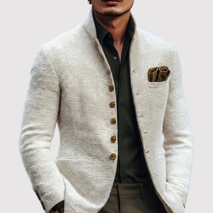 Michael Sydney men's lightweight blazer, front view