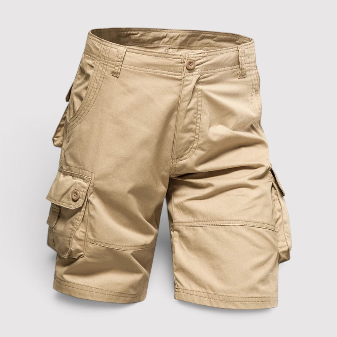 Michael Sydney men's cargo shorts, front view