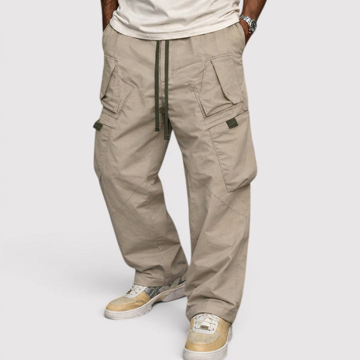Michael Sydney men's cargo pants, front view