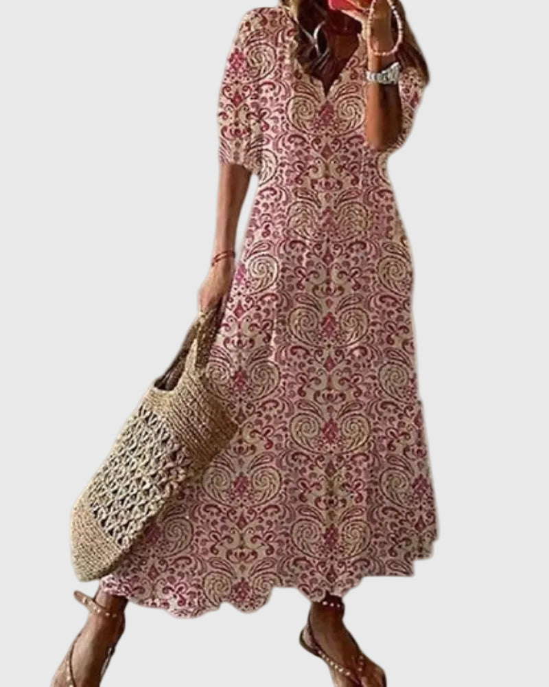 Heather™ | Vintage Boho Maxi Dress