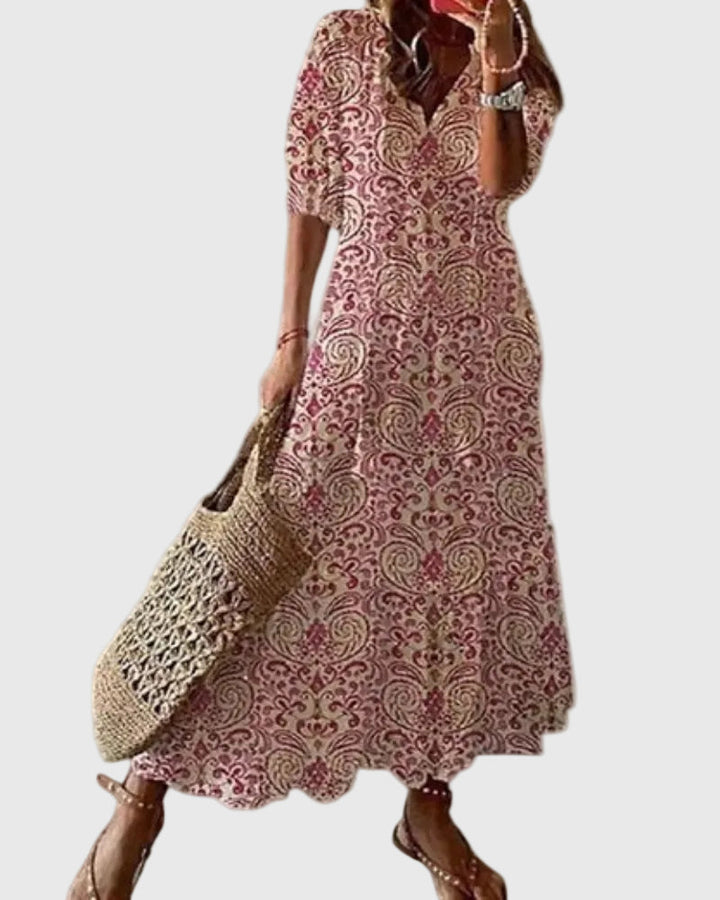 Heather™ | Vintage Boho Maxi Dress
