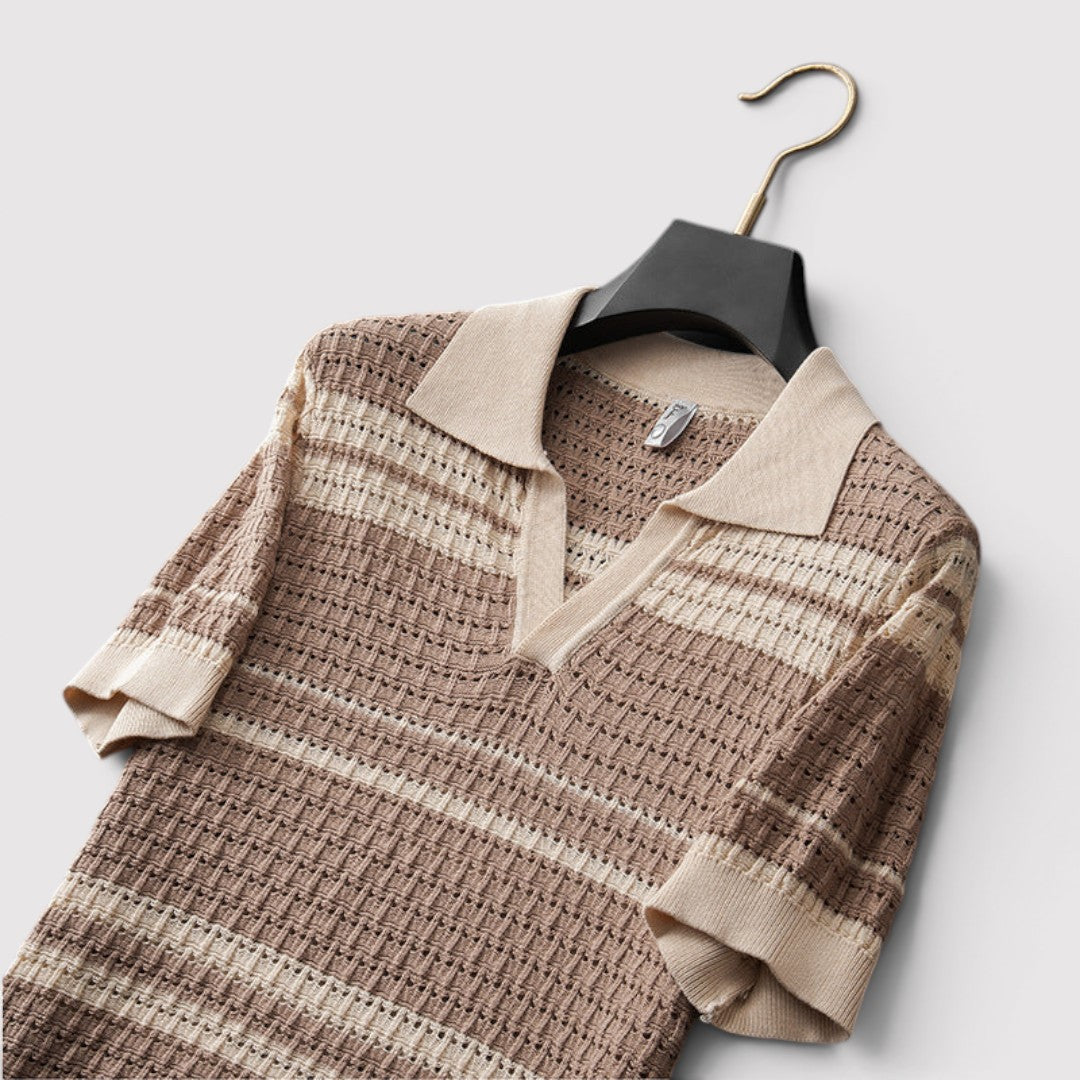 Michael Sydney men's polo shirt, front view