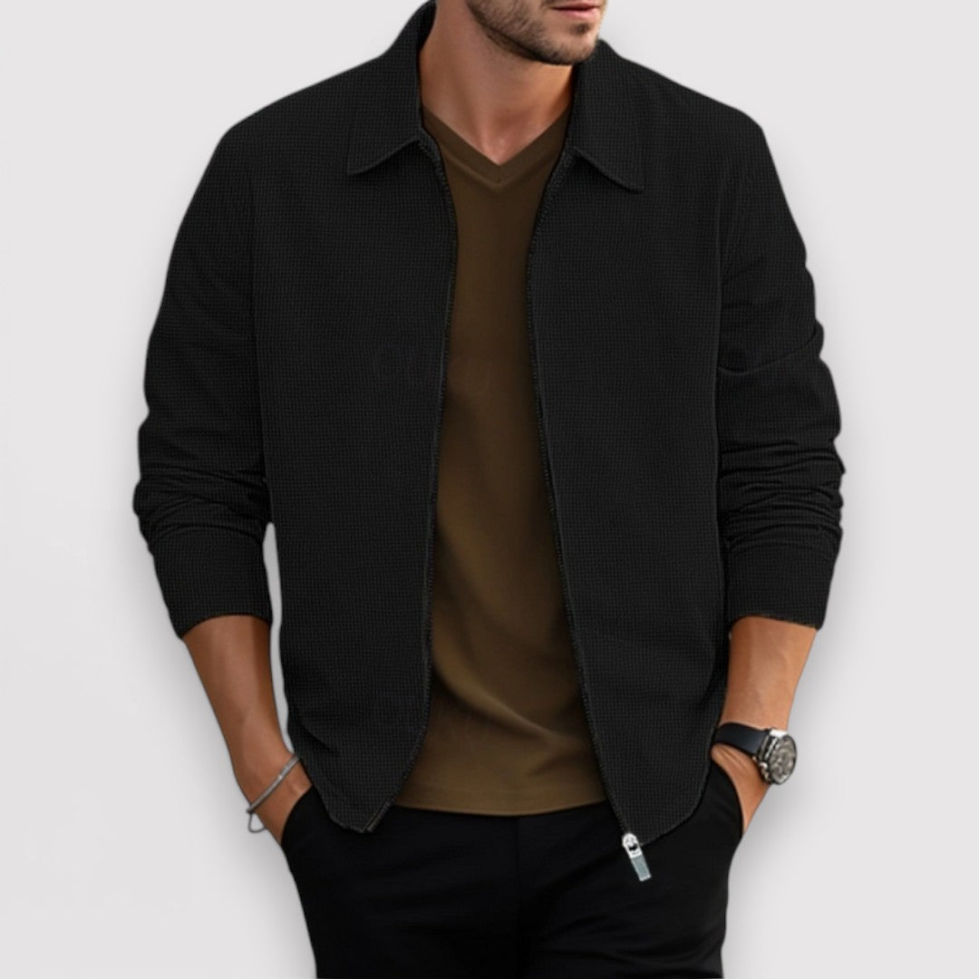 Michael Sydney men's structured jacket, front view