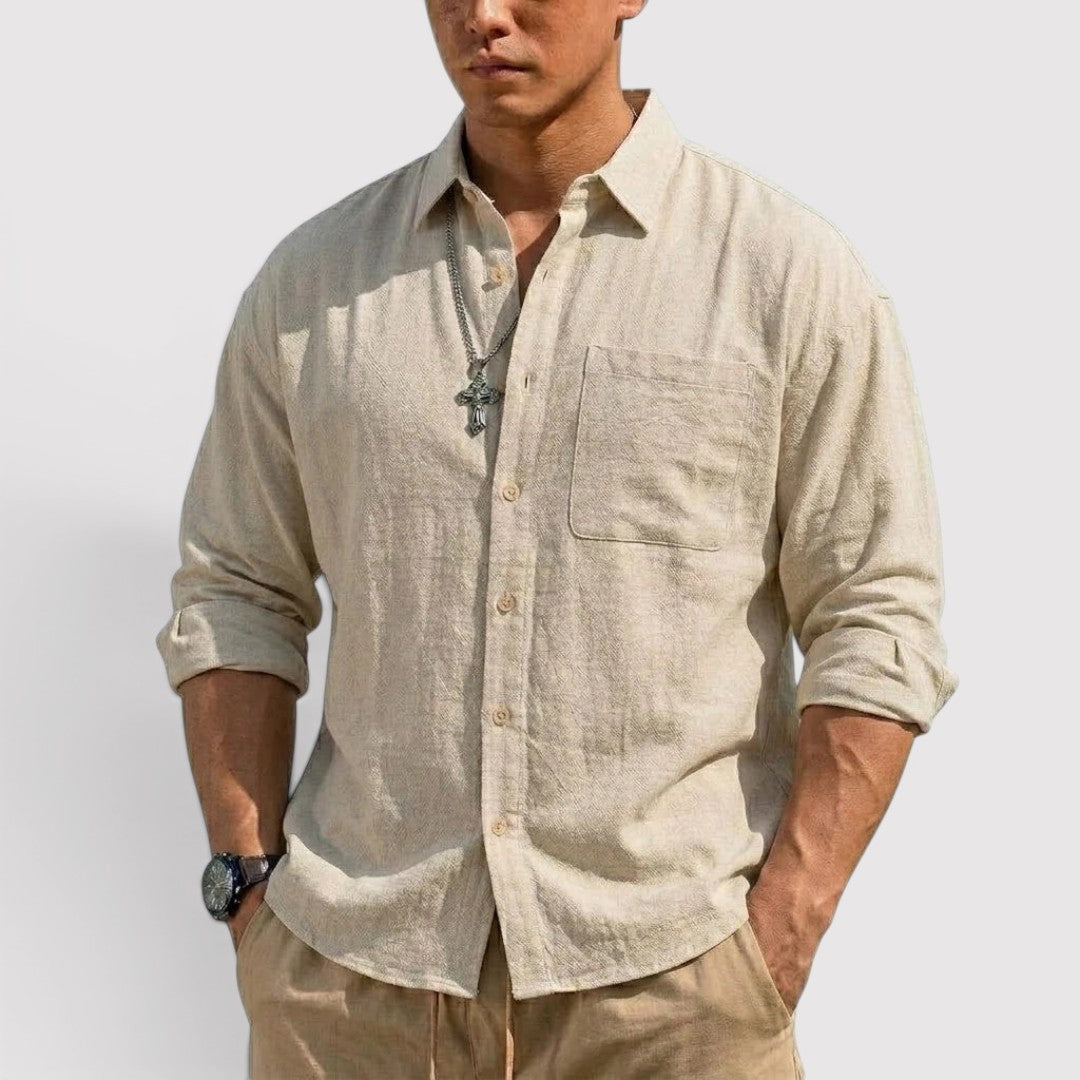 Michael Sydney men's all-season shirt, front view