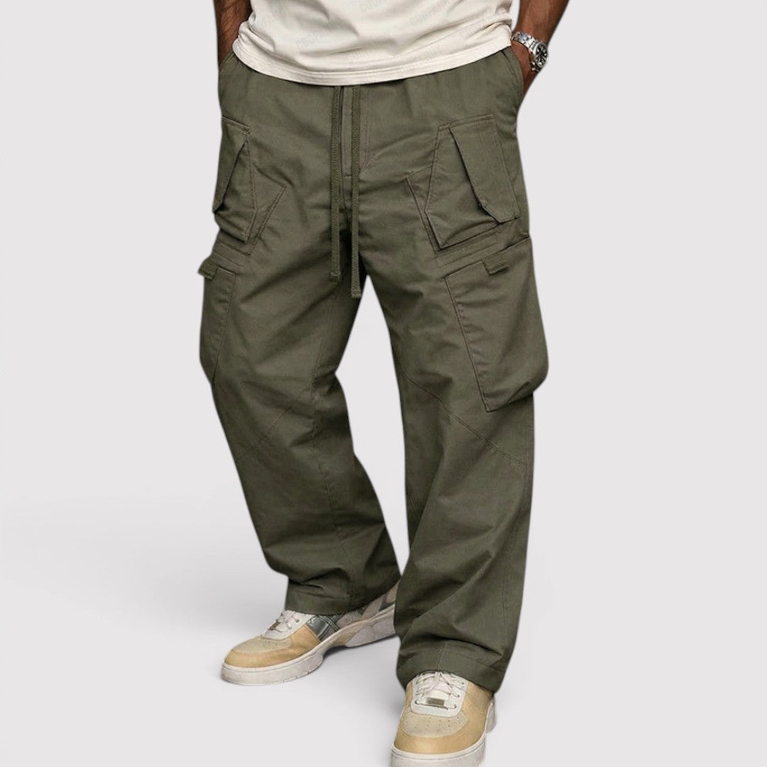 Michael Sydney men's cargo pants, front view