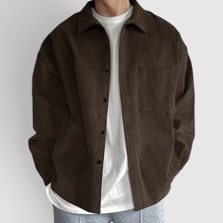 Michael Sydney men's overshirt, front view