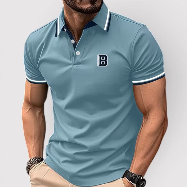 Michael Sydney men's polo shirt, front view