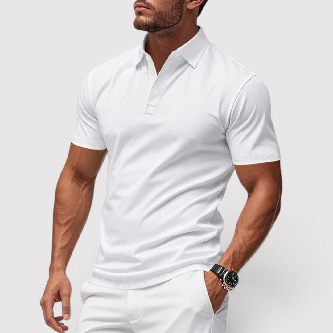 Michael Sydney men's polo shirt, front view
