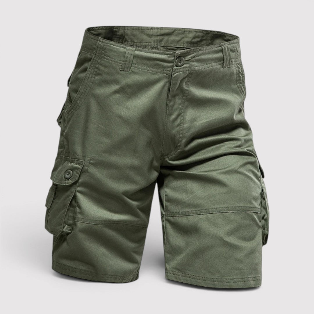 Michael Sydney men's cargo shorts, front view