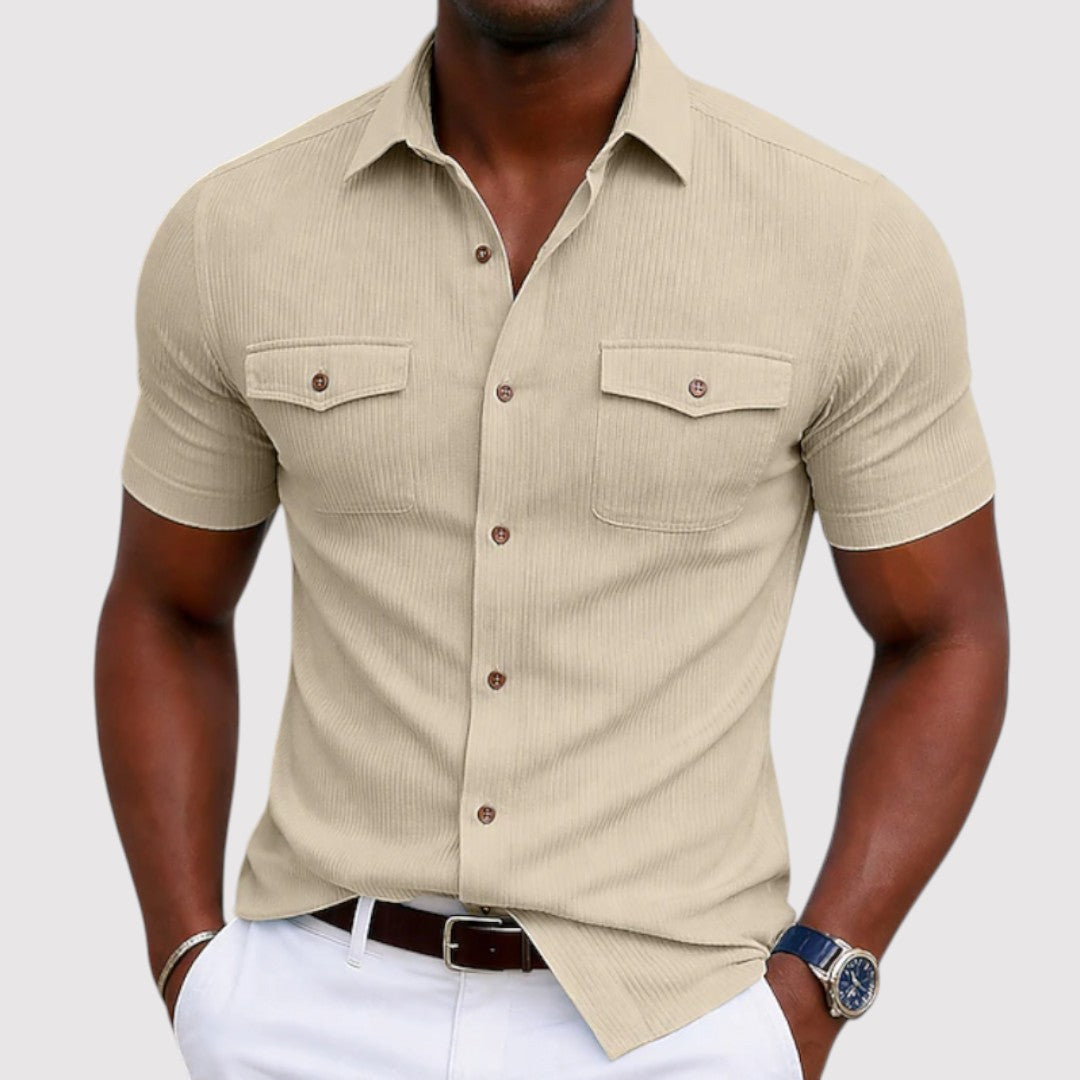 Michael Sydney men's summer shirt, front view