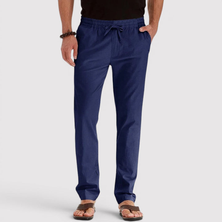 Michael Sydney men's relaxed-fit pants, front view