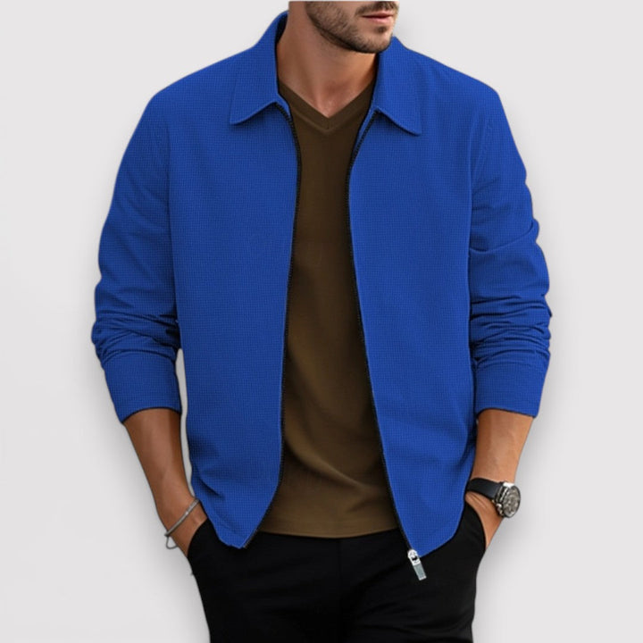 Michael Sydney men's structured jacket, front view