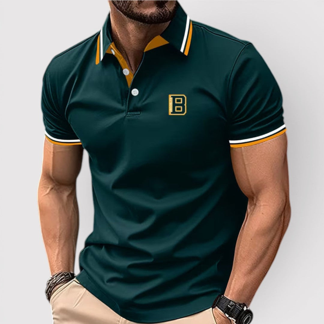 Michael Sydney men's polo shirt, front view