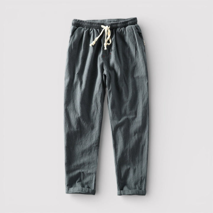 Michael Sydney men's airy pants, front view