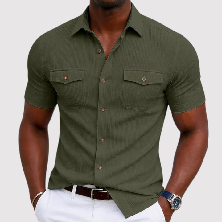 Michael Sydney men's summer shirt, front view
