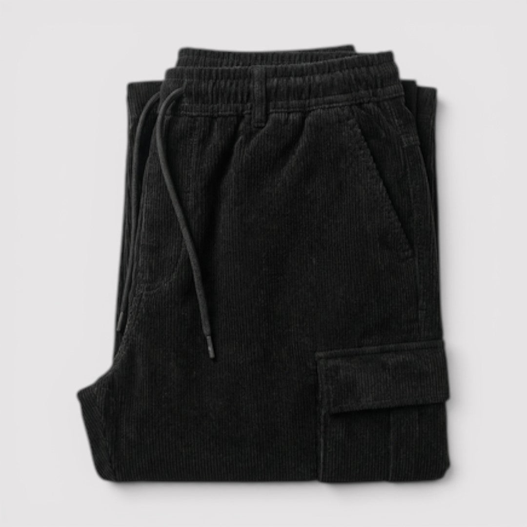 Michael Sydney men's cargo pants, front view