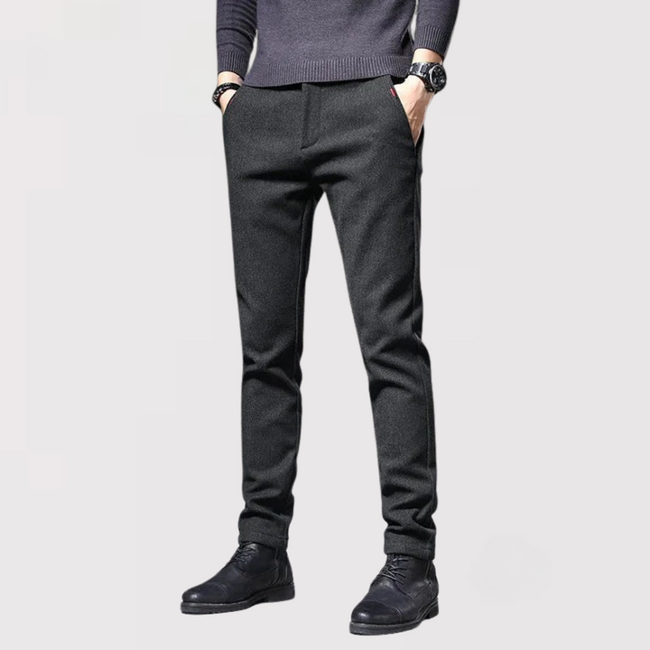 Michael Sydney men's pants with elastic waist, front view