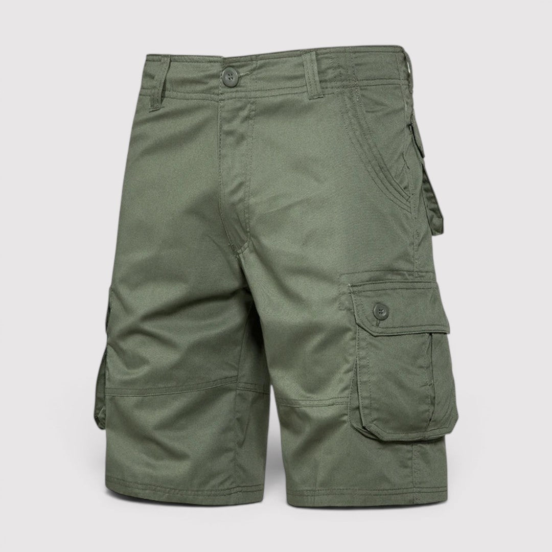 Michael Sydney men's cargo shorts, front view