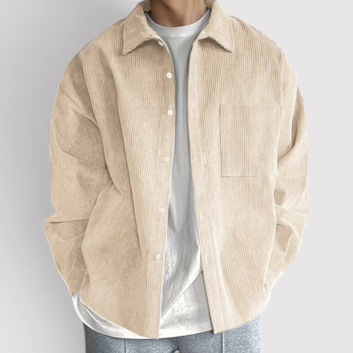 Michael Sydney men's overshirt, front view