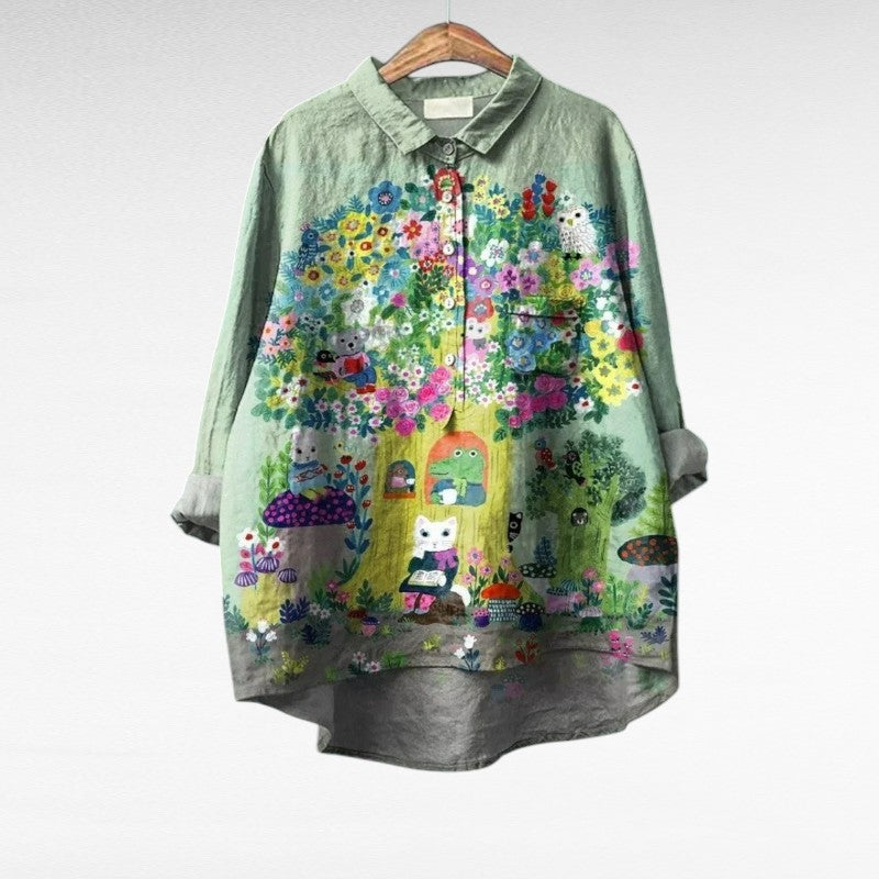 Hannah™ | Patterned Summer Blouse
