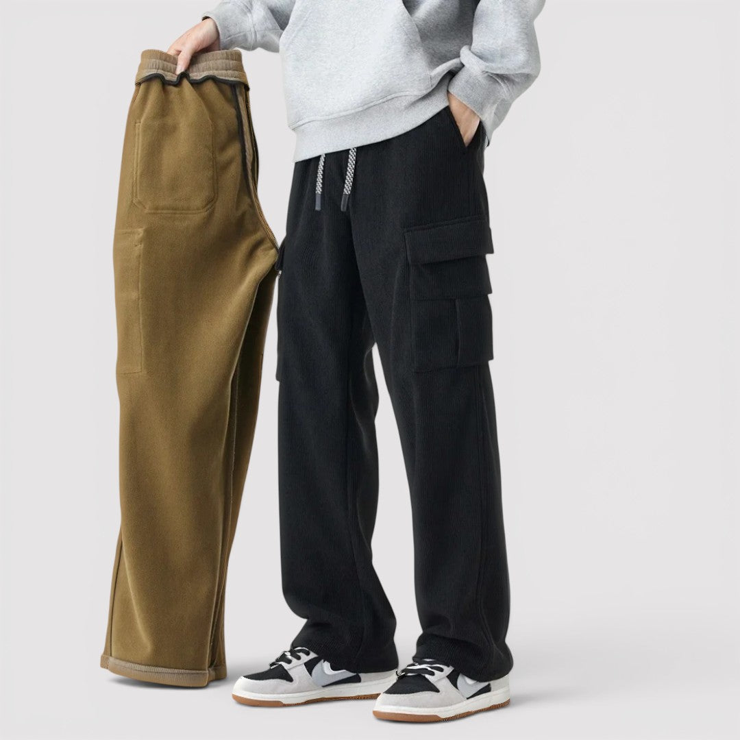 Michael Sydney men's cargo pants, front view