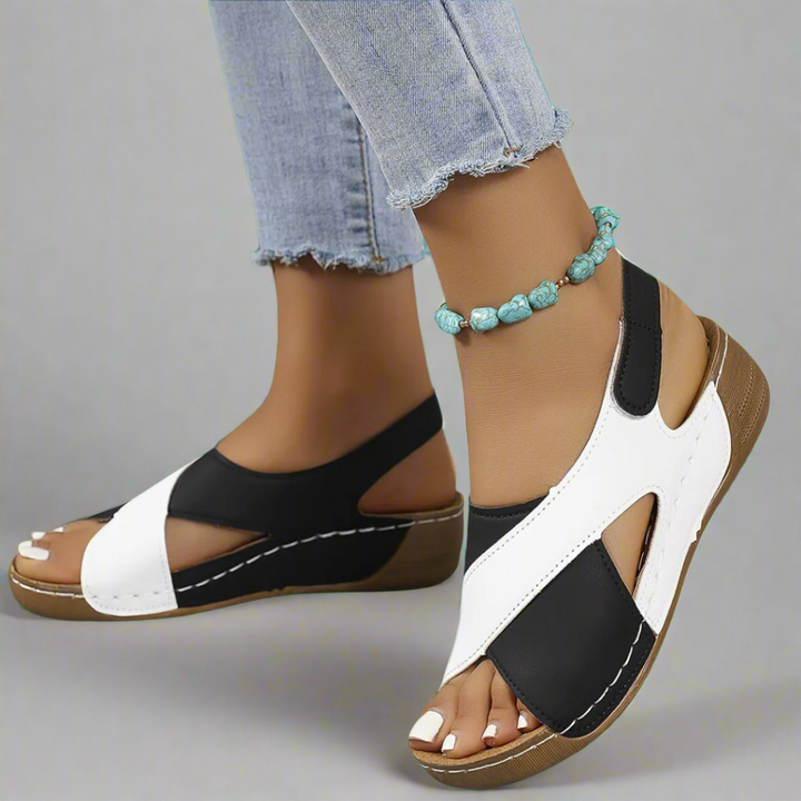 Shauna™ | Colourblock Orthopaedic Sandals