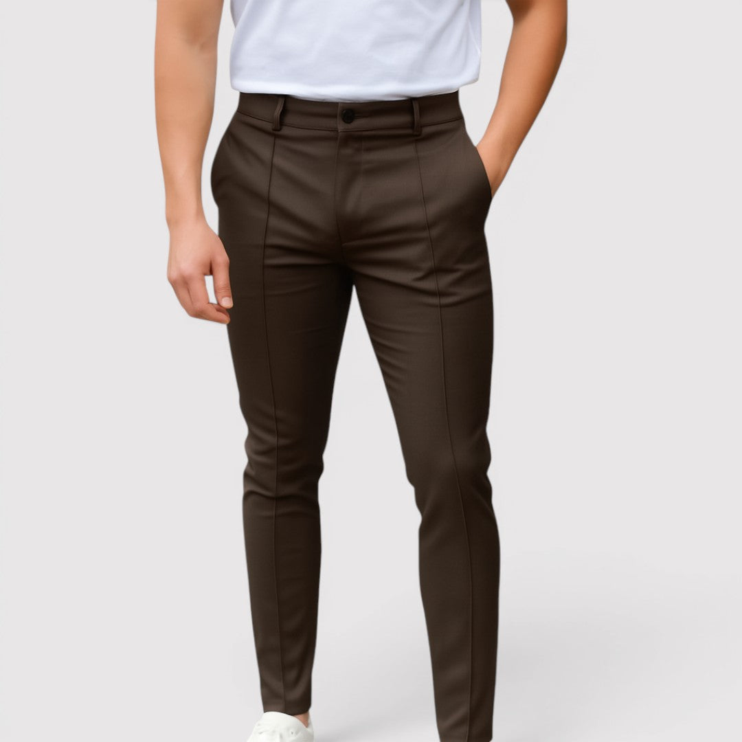 Michael Sydney men's slim-fit pants, front view