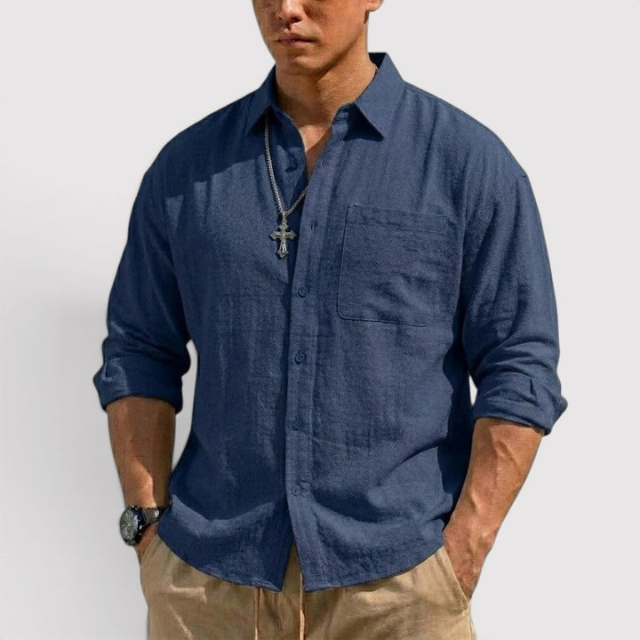 Michael Sydney men's all-season shirt, front view