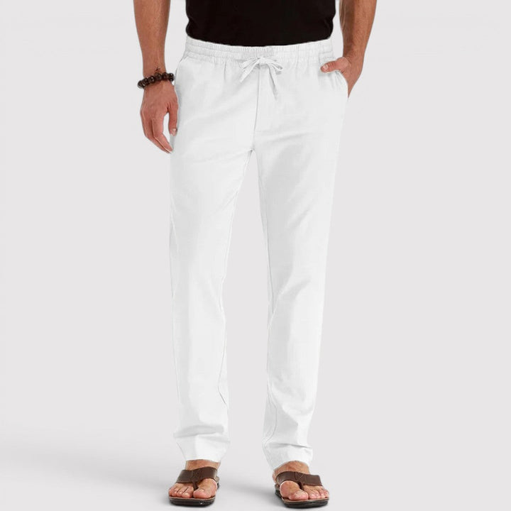 Michael Sydney men's relaxed-fit pants, front view