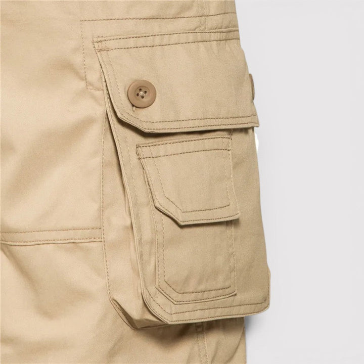 Michael Sydney men's cargo shorts, front view