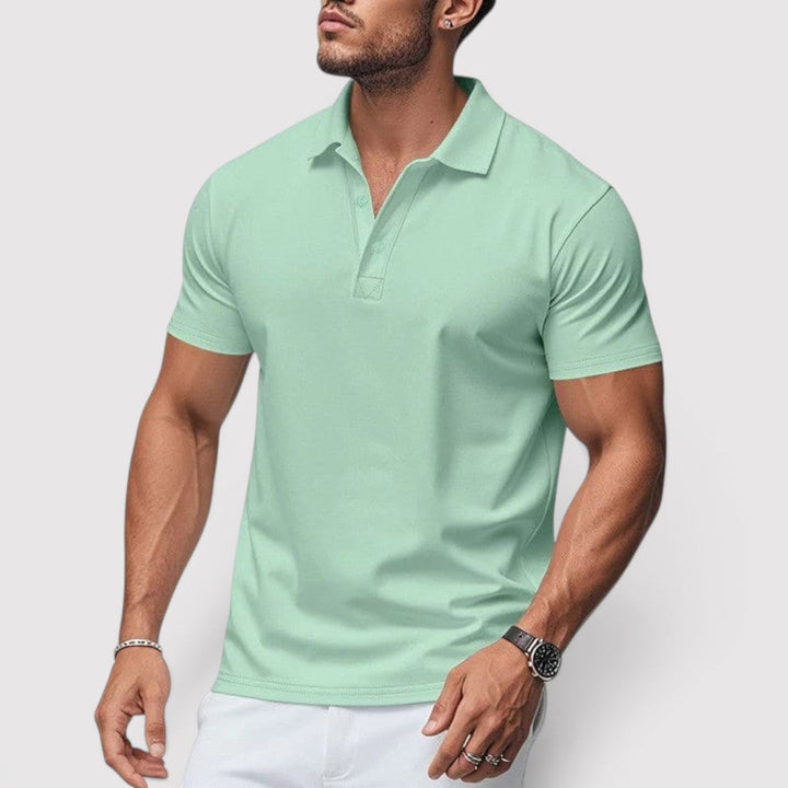 Michael Sydney men's polo shirt, front view